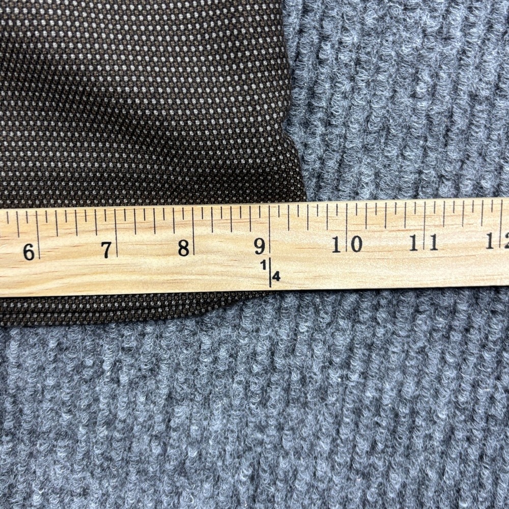 Banana Republic Martin Fit Dress Pants Women 10 Brown Textured Straight Leg - Picture 6 of 11